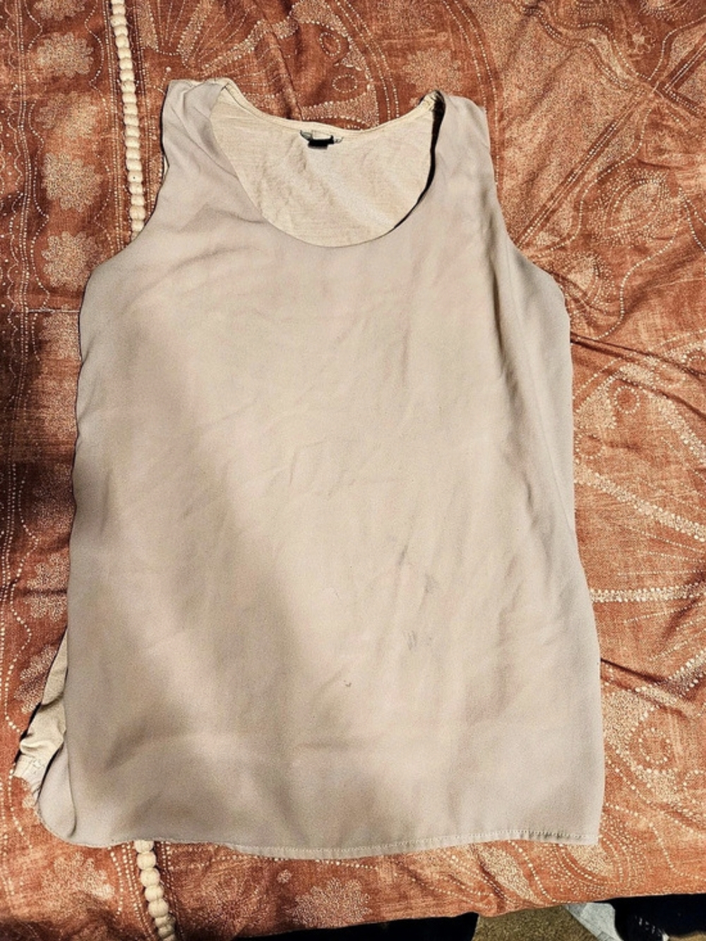 Ann Taylor Beige Tank Top Size XXS